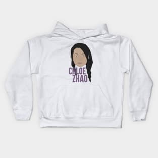 Chloe Zhao Head Kids Hoodie